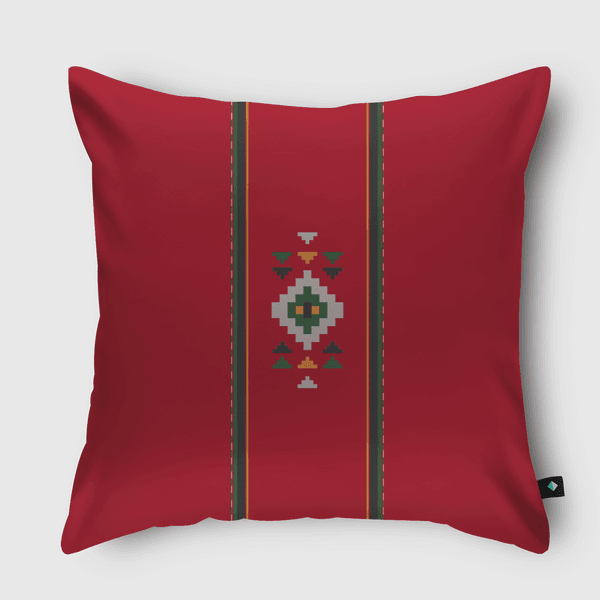 Sadu Red V 1.0 Throw Pillow