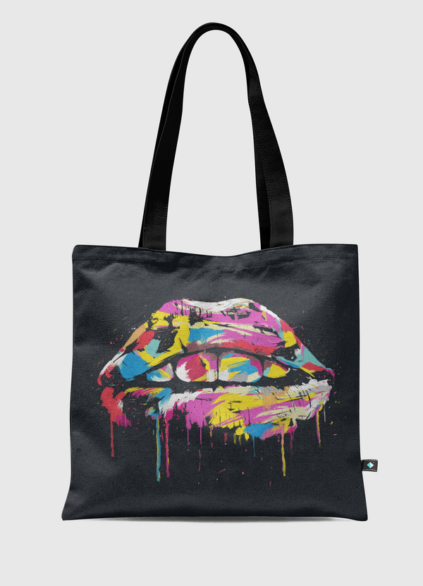 Colorful lips Tote Bag