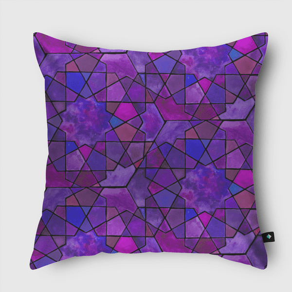 Galaxy islamic art Throw Pillow