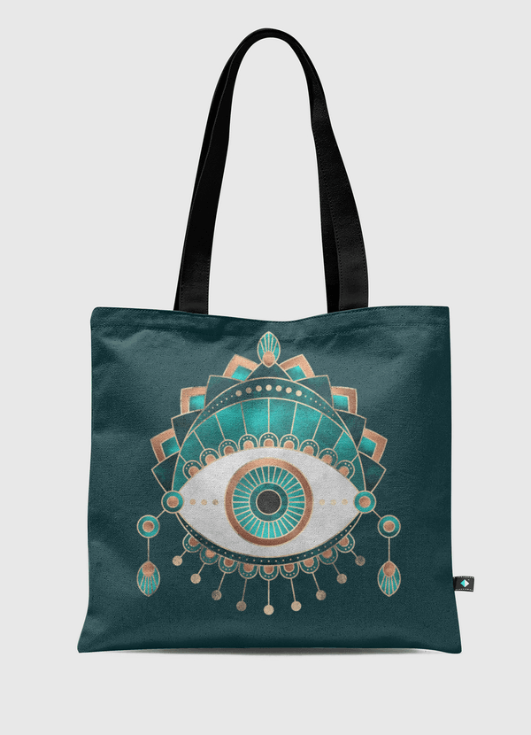 Teal Eye Tote Bag