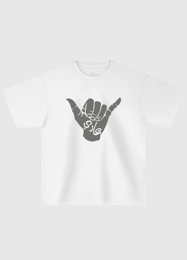 Sarcastic Hand Gesture Oversized T-Shirt