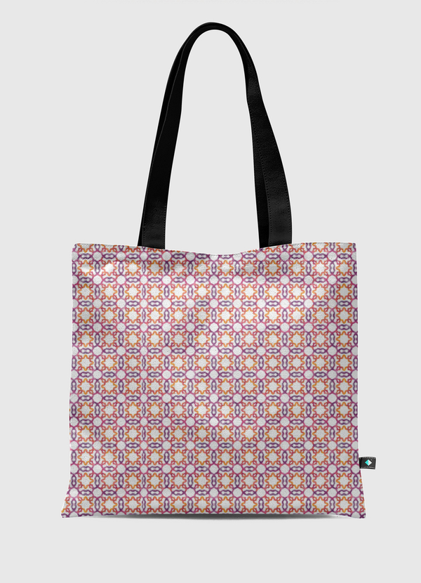 Purple Orbs Tote Bag