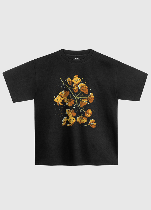 Ginkgo Golden Fish Oversized T-Shirt