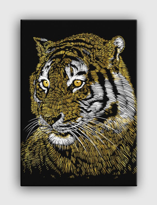 Golden Tiger - Canvas