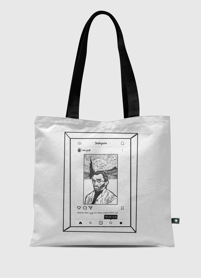 Hipster Van Gogh - Tote Bag