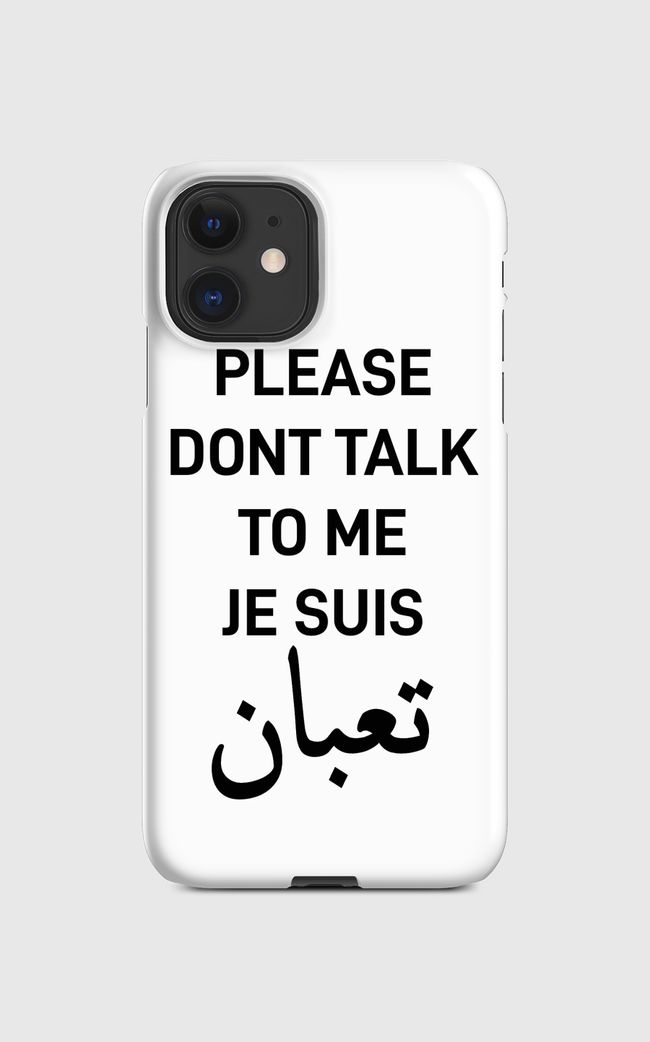 je suis ta3ban (black) - Regular Case