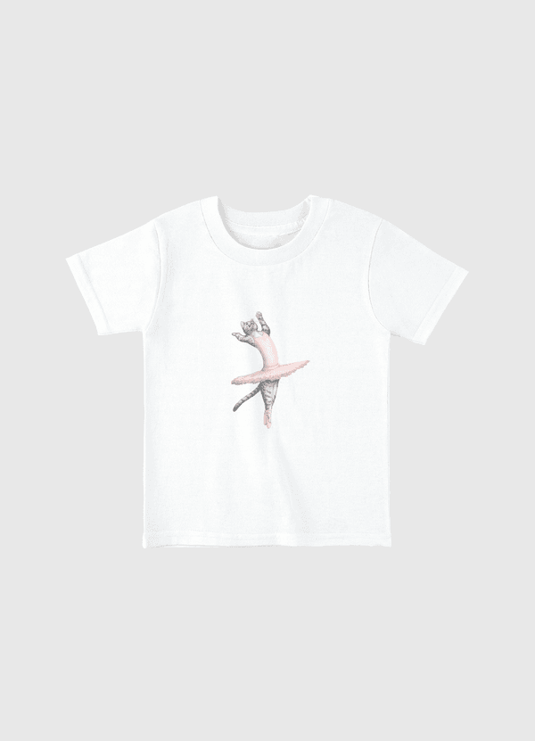 Ballerina Cat Toddler Basic T-Shirt