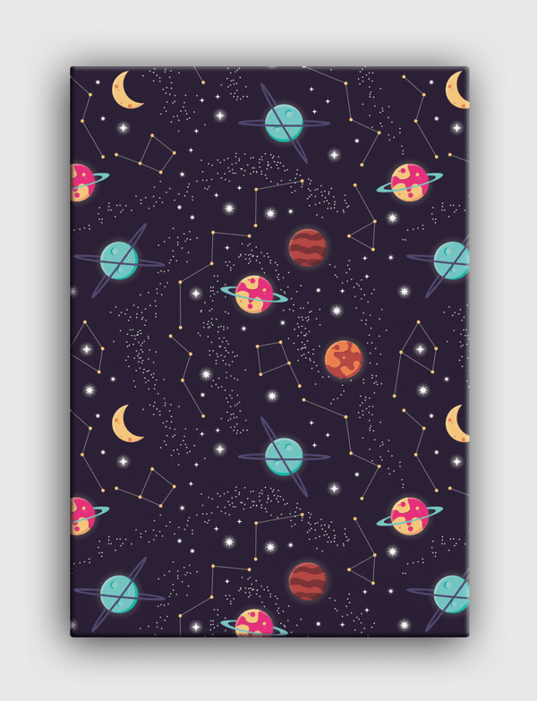 Galaxy pattern 004 Canvas