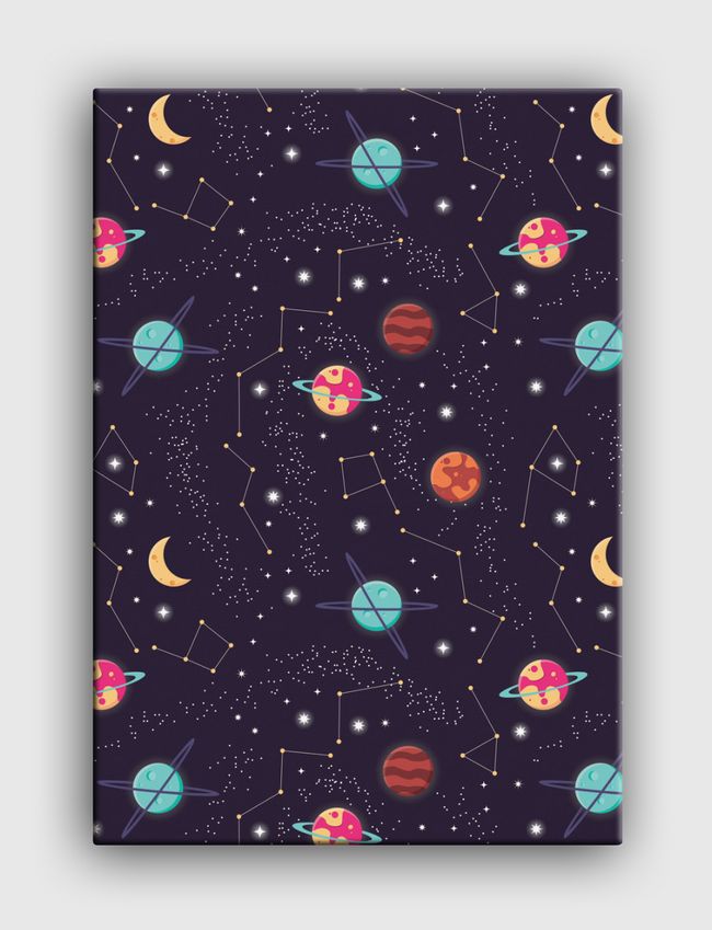 Galaxy pattern 004 - Canvas