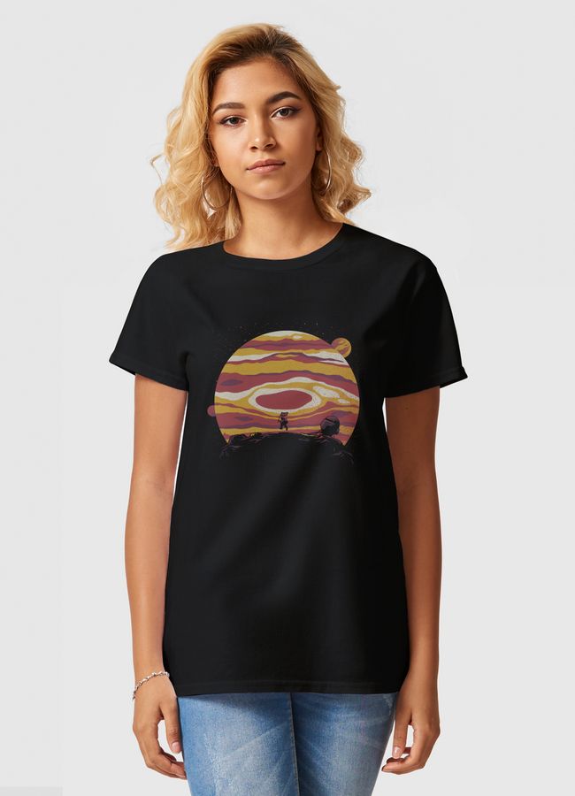 Explore Space Moon - Women Basic T-Shirt