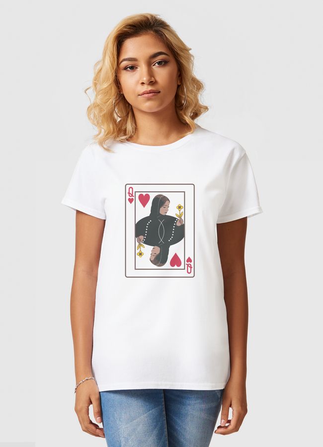 Queen of Hearts - Women Basic T-Shirt