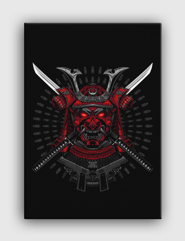 Weapons Samurai Canvas