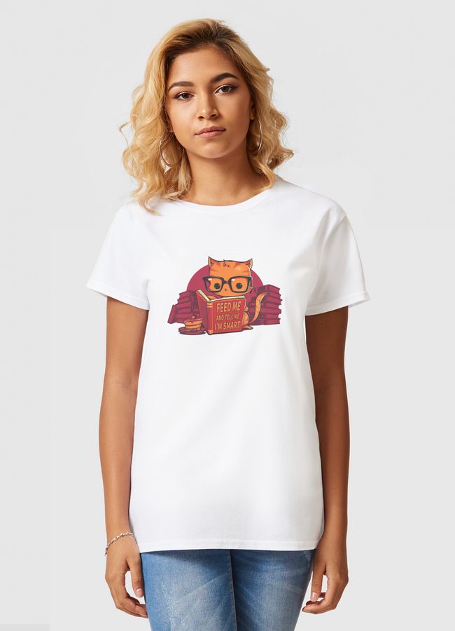 Feed Me And Tell Me - Women Basic T-Shirt
