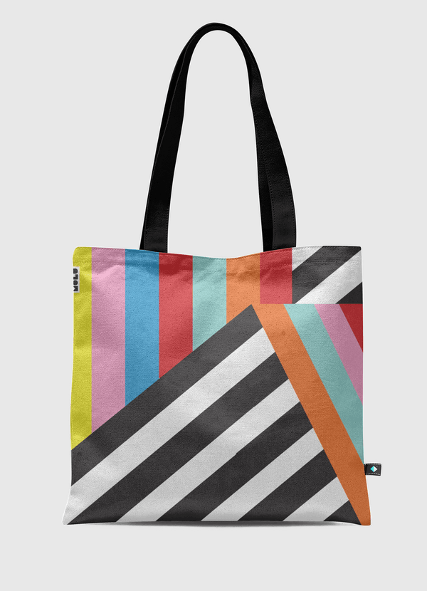 Rainbow of Stripes Tote Bag