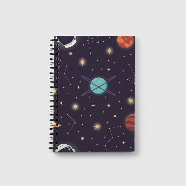 Galaxy pattern 001 - Notebook