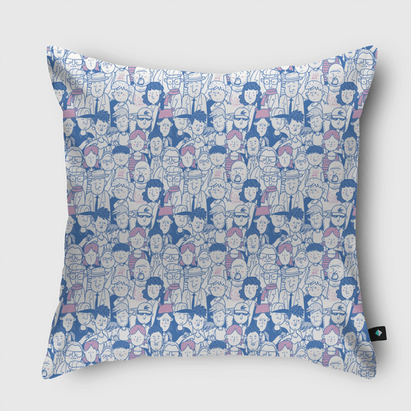 People Throw Pillow