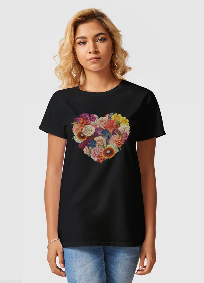 Blooming Love - Women Basic T-Shirt