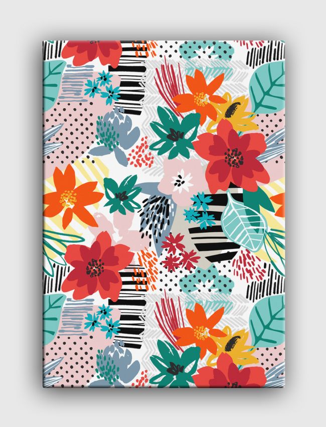 Floral Clash - Canvas