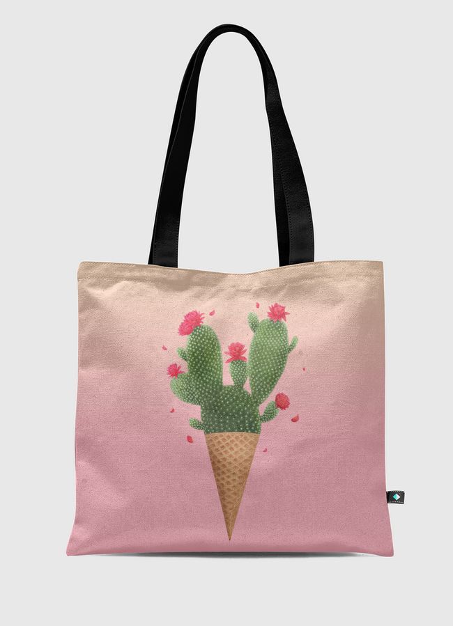 Ice cream with cactus - Tote Bag