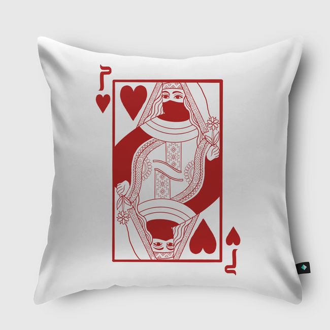 Queen of hearts - Throw Pillow