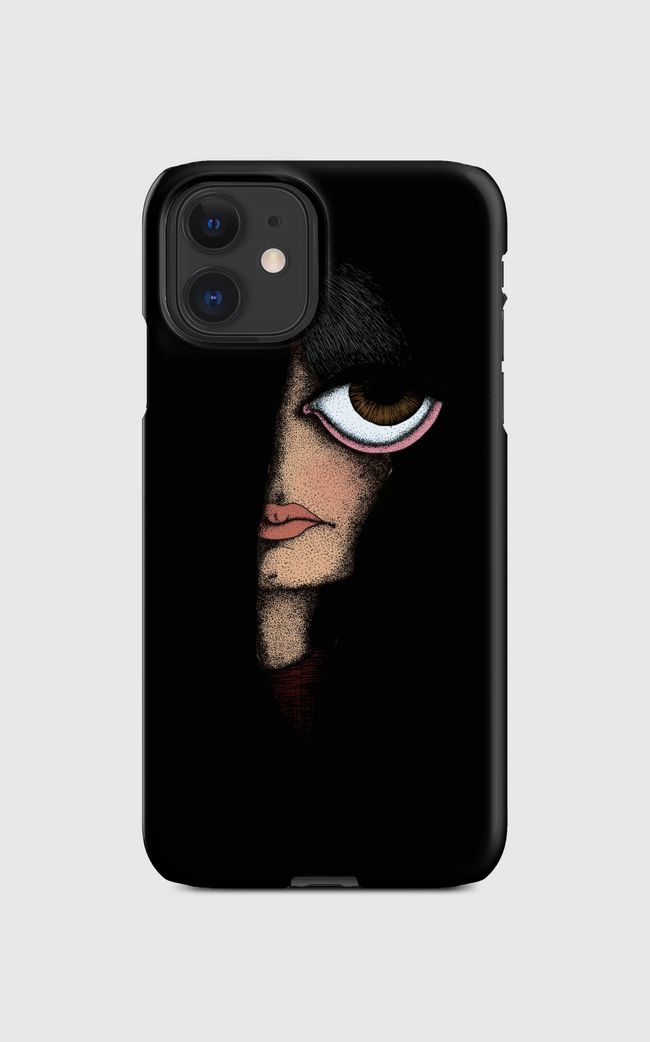 Girl with black background - Regular Case