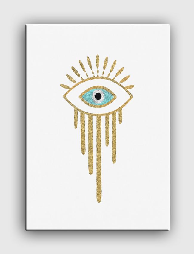 Synthetics: Melted Eye - Canvas