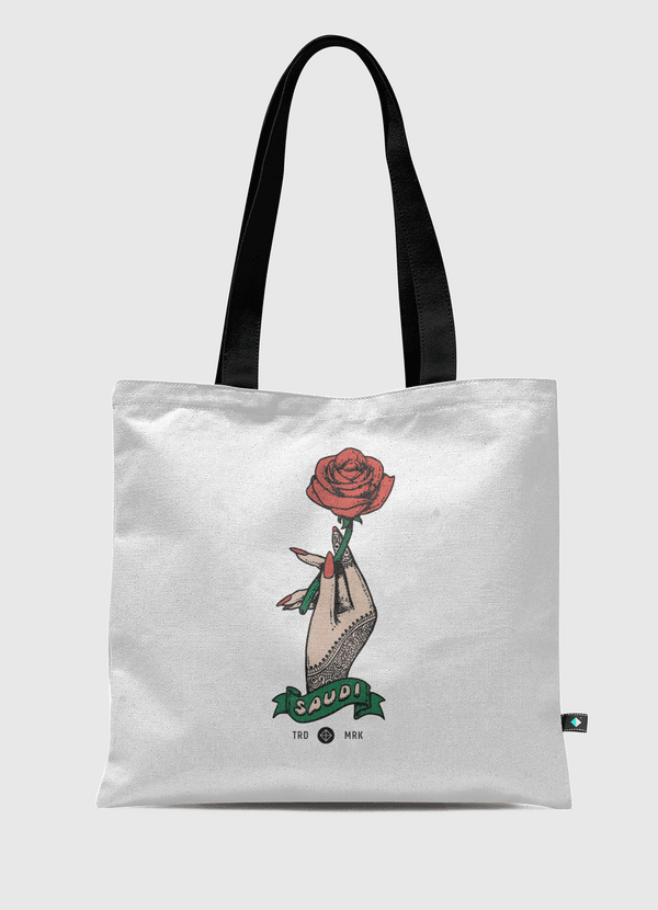 Henna and Roses Tote Bag