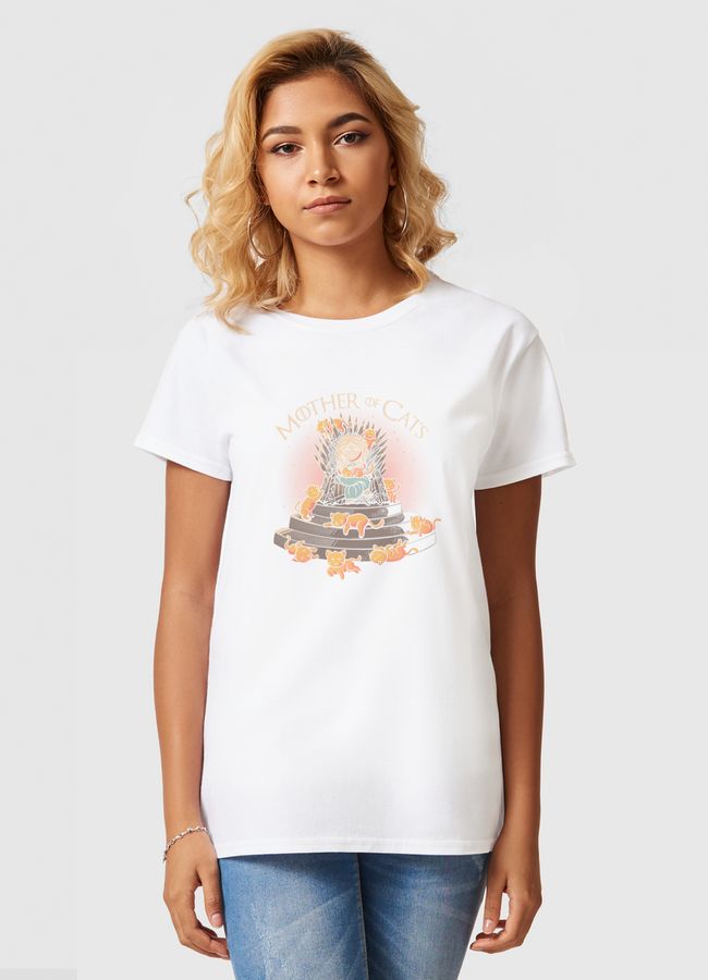 Mother of Cats - Women Basic T-Shirt
