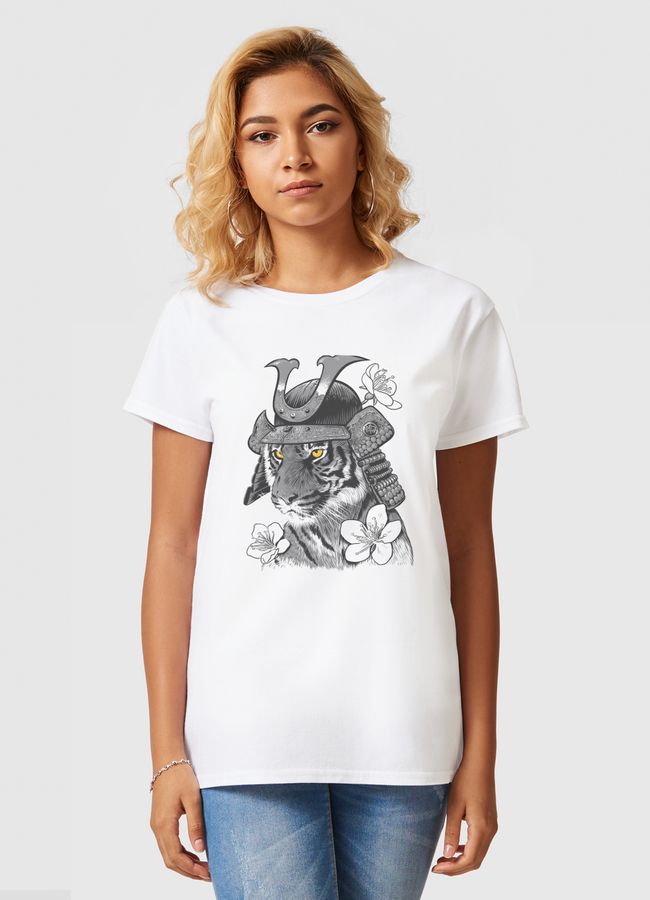 Samurai Tiger - Women Basic T-Shirt