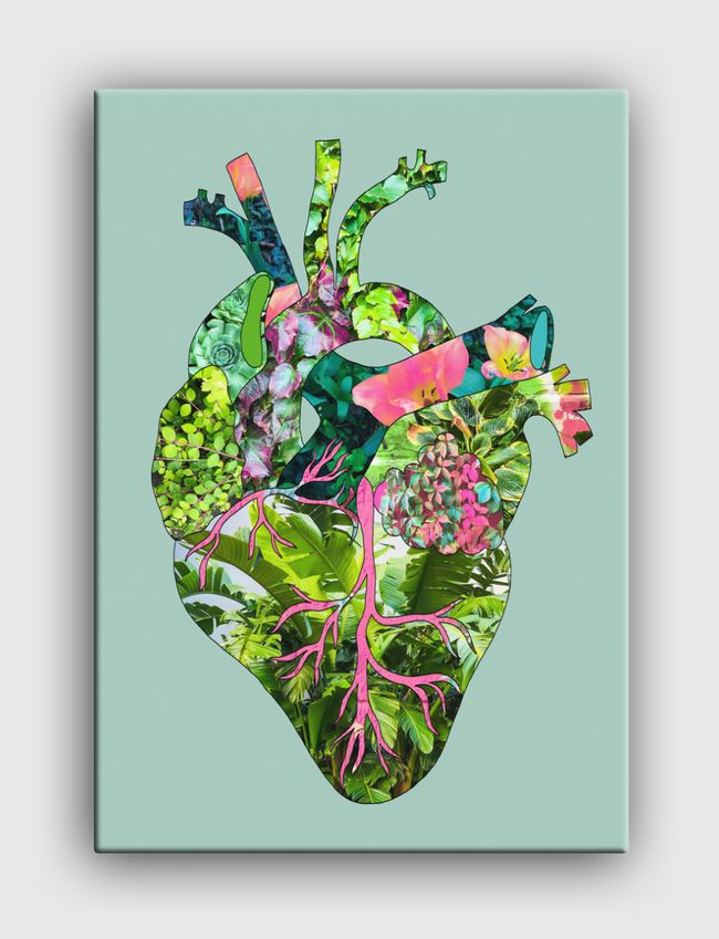 My Botanical Heart - Canvas