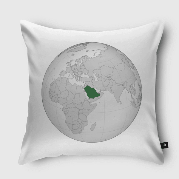 the map of home Throw Pillow