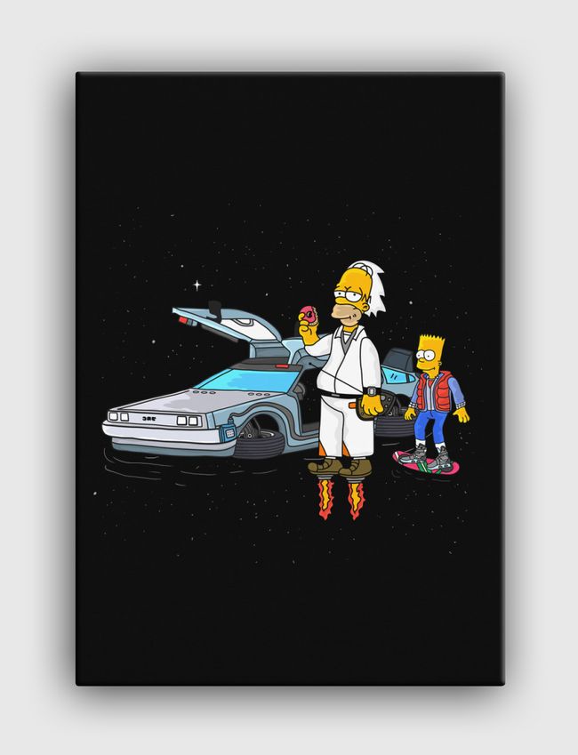 Back to the Future Space - Canvas