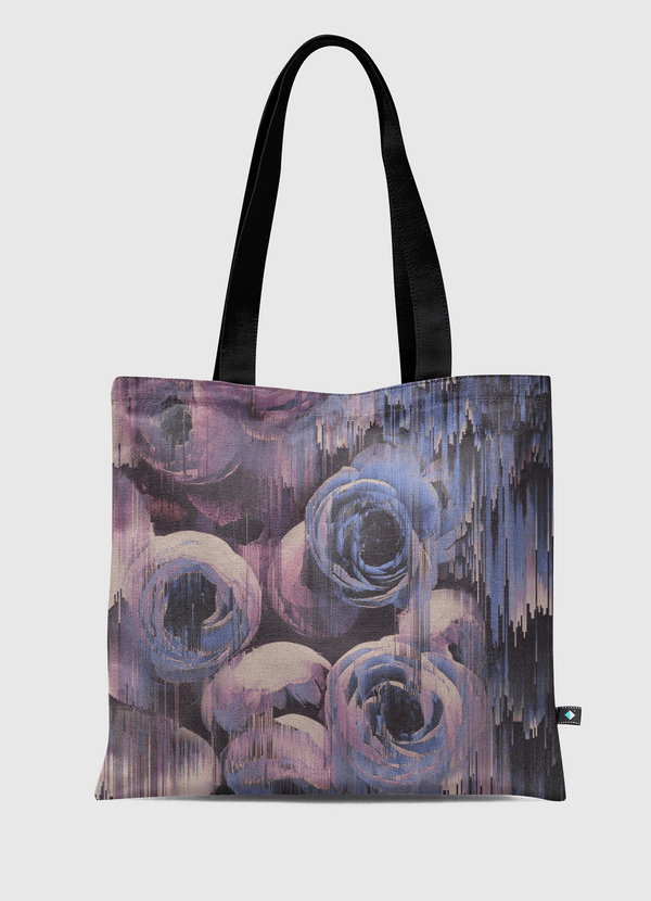 Floral glitches Tote Bag