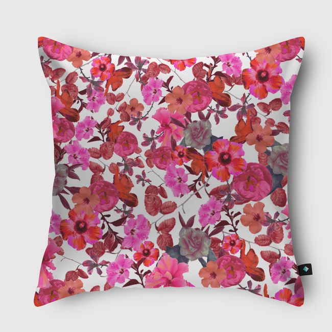 Zariya Flower Garden (PINK) - Throw Pillow