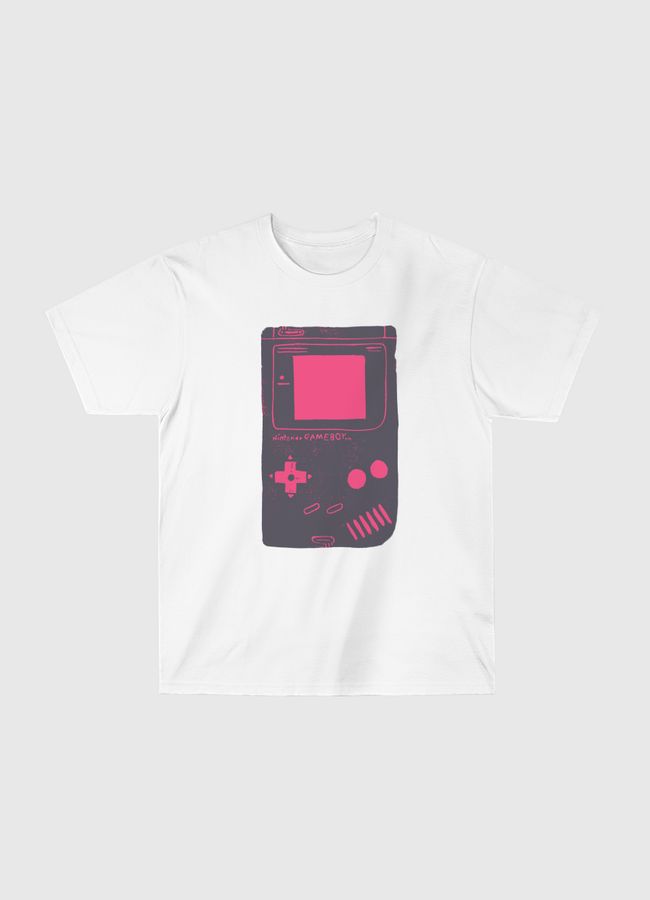 Game Boy Blockprint Pink - Classic T-Shirt