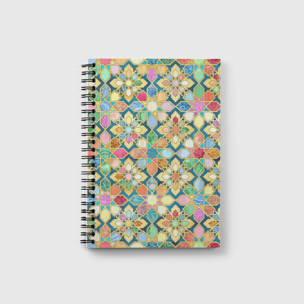 Jewel Colored Tiles Notebook