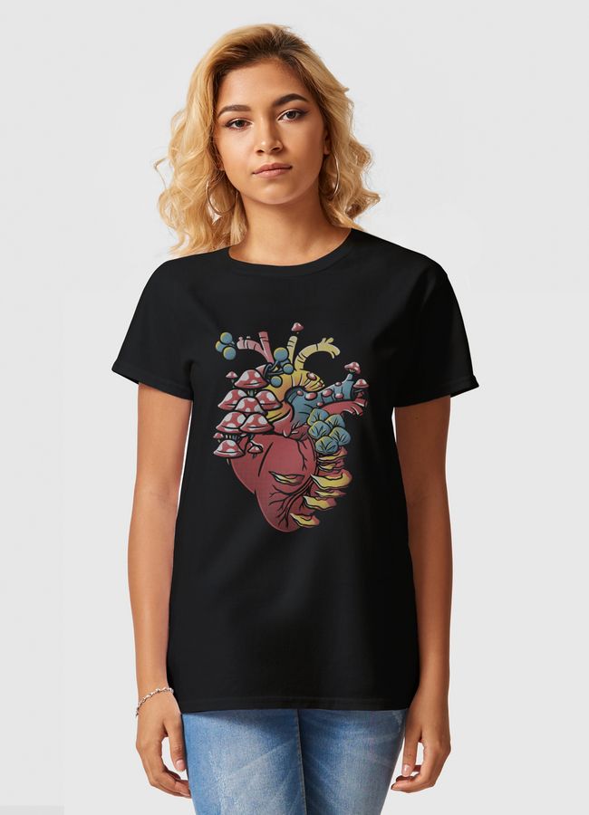 Fungi Heart - Women Basic T-Shirt