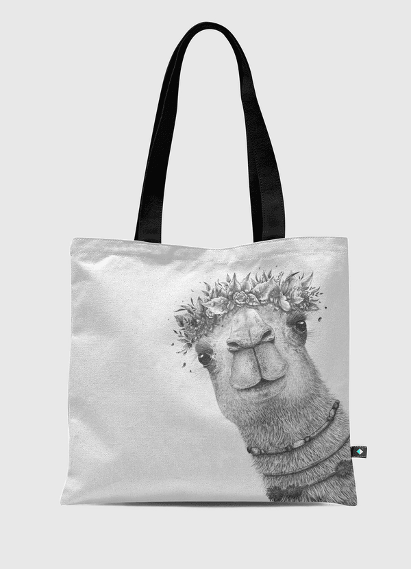 Camel with wreath Tote Bag