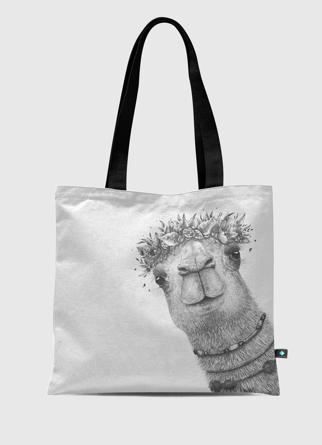 Camel with wreath - Tote Bag