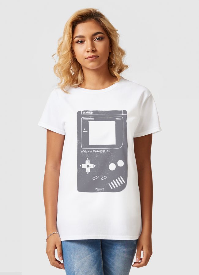 Game Boy Blockprint - Women Basic T-Shirt