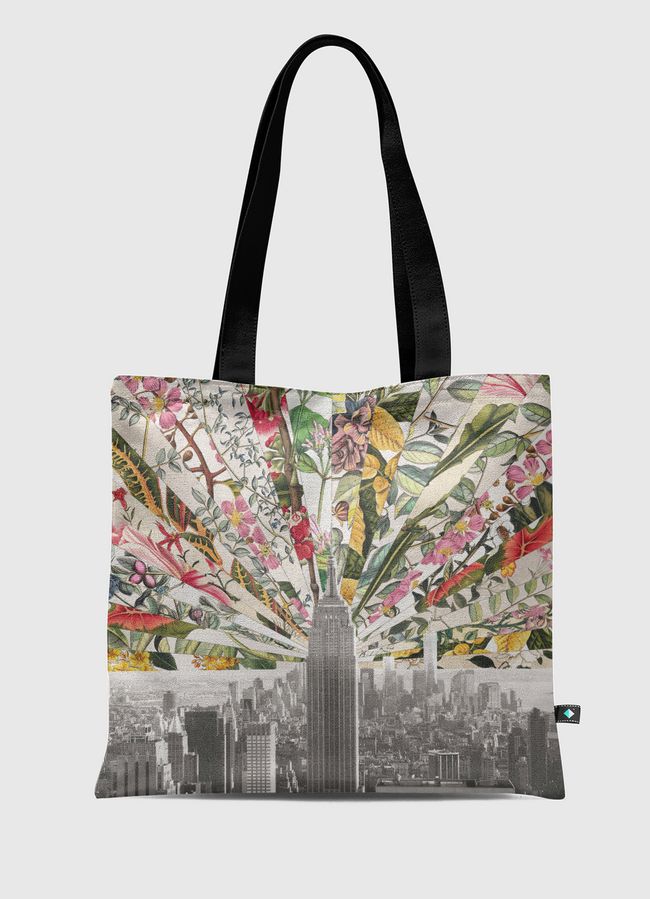 Vintage Blooming New York - Tote Bag