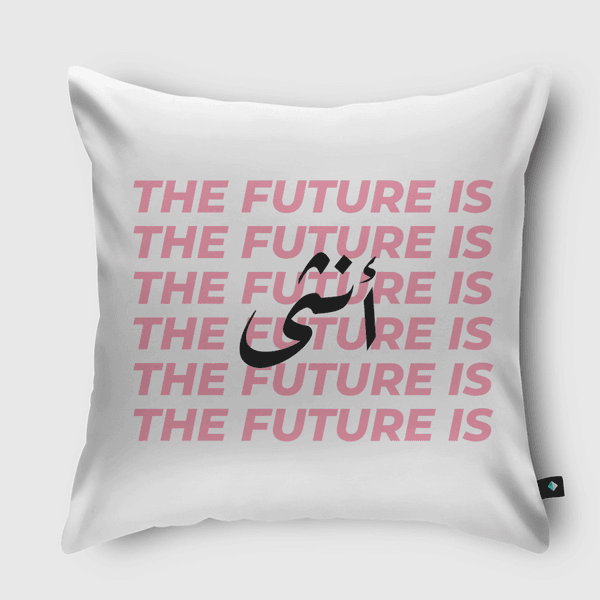 المستقبل انثى Throw Pillow