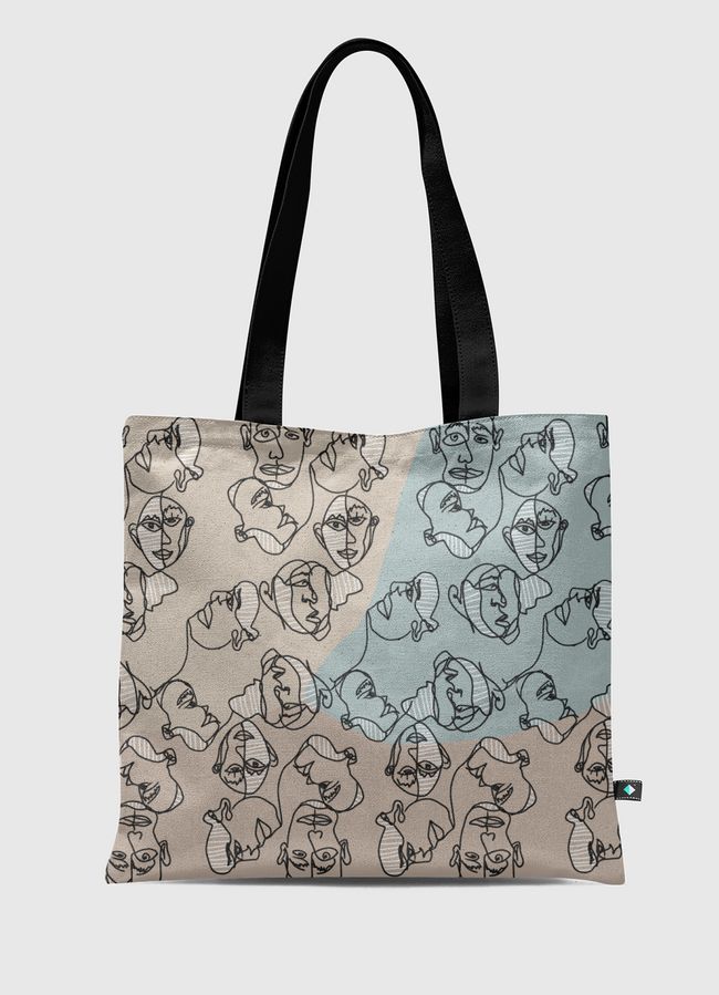 Faces Diptych - Tote Bag