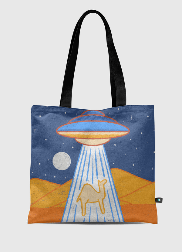 Camel Abduction Tote Bag