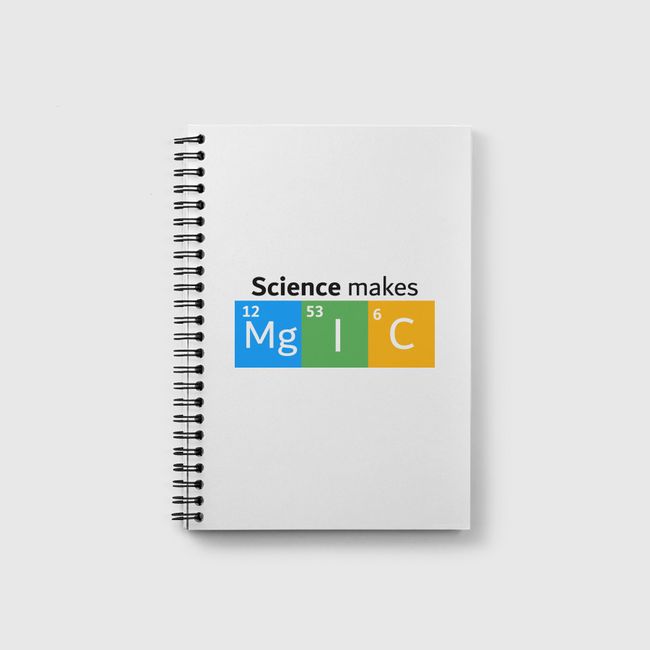 Science Makes Magic - Notebook