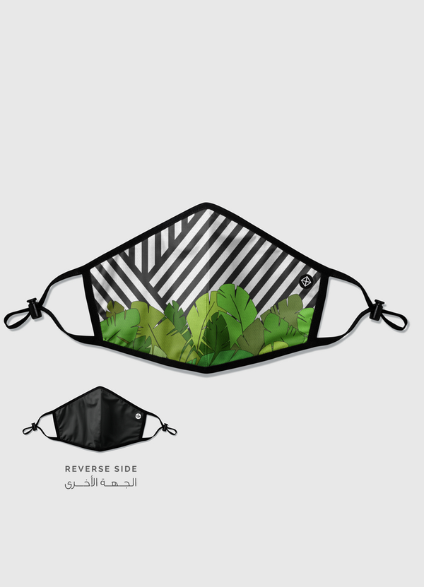 Green Direction Reversible Mask