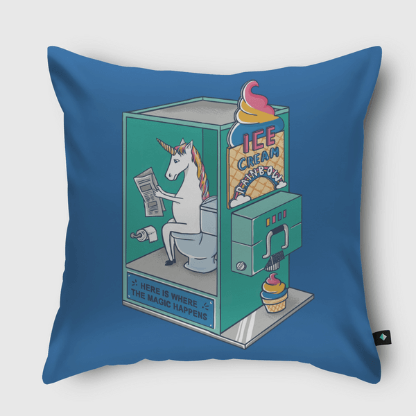 Ice kream Throw Pillow