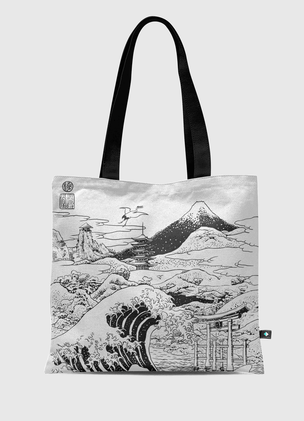 The wave Mount Fujiyama Tote Bag