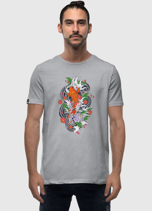 Koi Fish Pond - Men Premium T-Shirt
