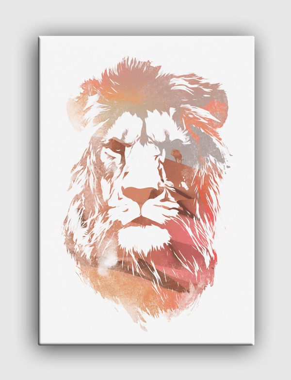 Desert lion Canvas